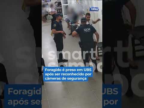 Foragido é preso em UBS após ser reconhecido por câmera de segurança. #BalançoGeral #Shorts