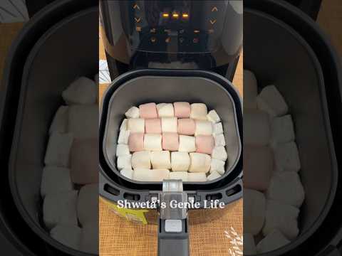 Let's try MARSHMALLOW in Air Fryer๐ซฃ#shorts #viral #trending #youtubeshorts #viralshorts #reels #yt