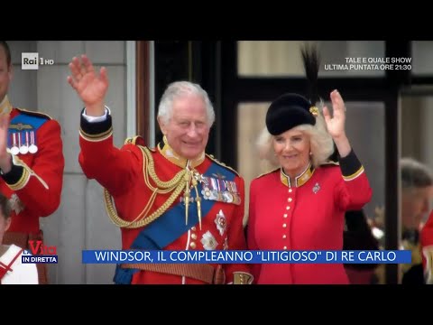 Windsor, il compleanno "litigioso" di Re Carlo - La Vita in diretta - 10/11/2023