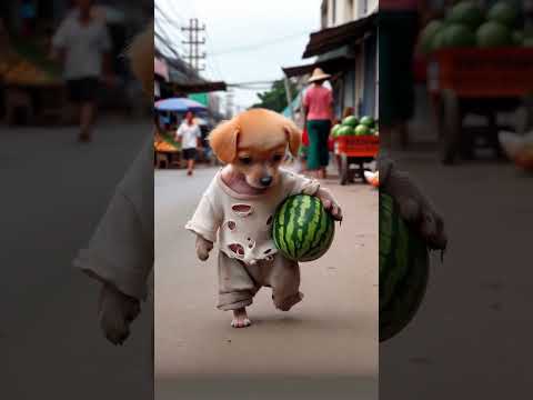 The poor puppy was made fun of by his friends #aivideoszone