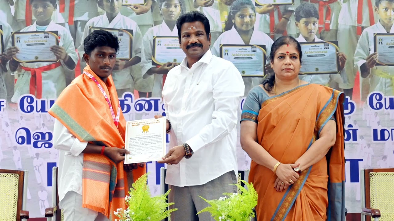 Mass Yoga Session @ E.S Group of Schools