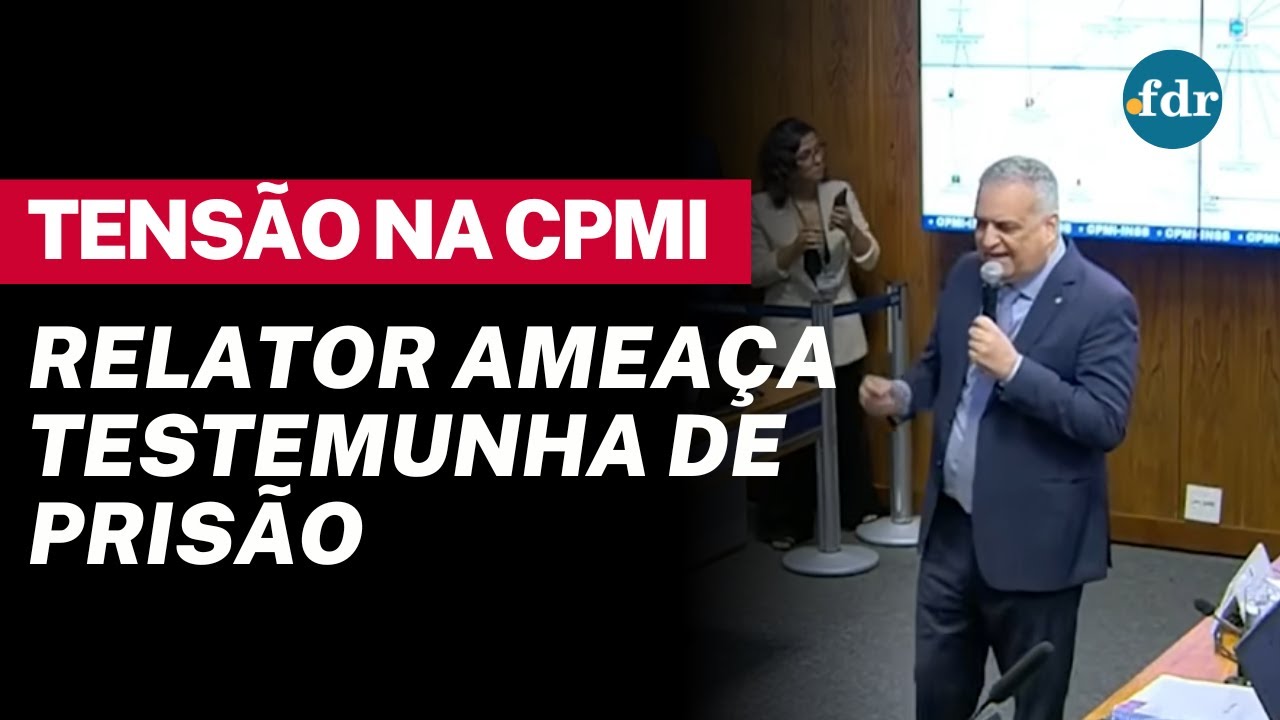 🔥 CPMI FICA TENSA Relator ameaça testemunha de prisão após silêncio em perguntas críticas 🔥
