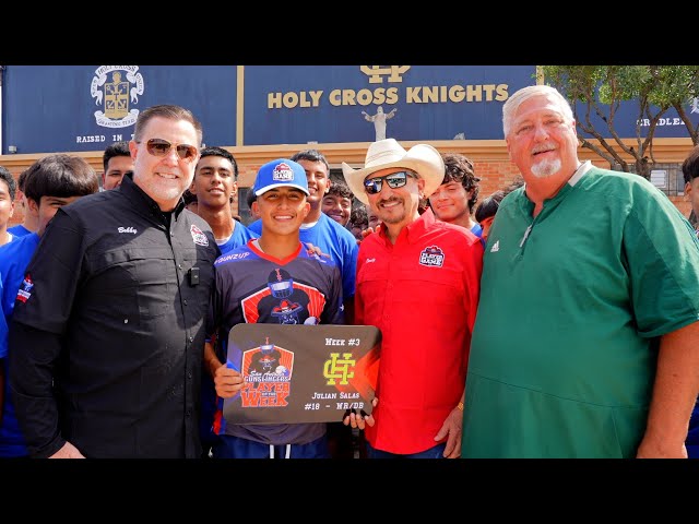 Week 3 - Julian Salas - Holy Cross High School - Gunslingers Player of the Week!