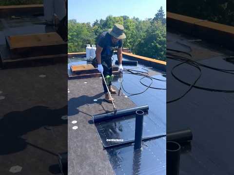 Çatı Yalıtım İşlemi | Bu İşlemi Biliyor Musunuz ? video:TorontoRoofing #shorts #satisfying #roofing