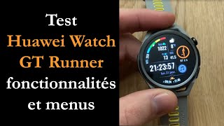 Vido-Test : Test Huawei Watch GT Runner : cran OLED et algorithmes sportifs
