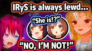 Korone and Mio Didn't Know IRyS Was Really Like This and Was Caught Of