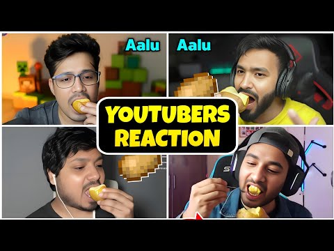 Youtubers Reaction on Aalu Khaoge | @SenpaiSpider