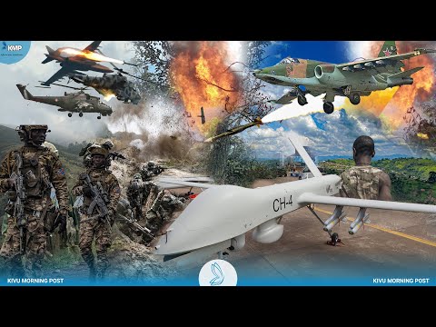 EST DRC: FARDC EZUI LISUNGI LIA DRONE CH4 PONA KO SUKISA BA BUNDI BA AFC-M23