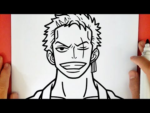 COMO DIBUJAR A ZORO DE ONE PIECE