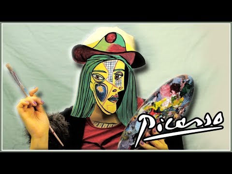 Easy Last Minute Picasso Inspired Halloween Costume & Mask