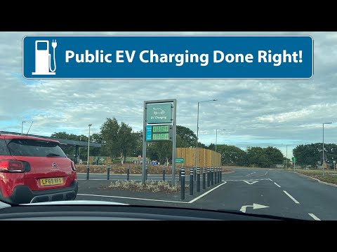 Electric Car Charging Site Done Properly!