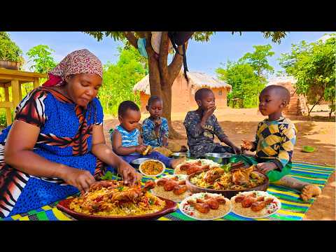 African Village life/cooking Village food Smokey Swahili Biryani to usher in new year 2025