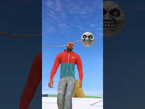 Franklin Enter Inside Longest Door To Scary Moon In Indian Bike Driving 3d
