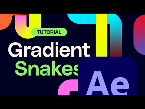 How to animate a gradient along a path | After Effects tutorial
