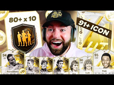 80+ x 10 PLAYER PICKS & 91+ ICON PACKS! 🔥 FC 25