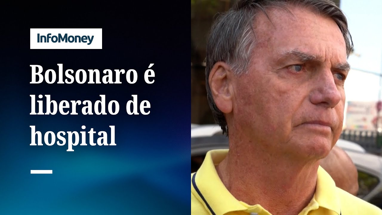 Bolsonaro é liberado de hospital após exames apontar quadro de gastrite e esofagite