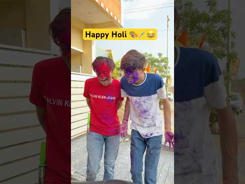 Happy Holi 🎨😂|| Harsh Patel || #shorts #viralvideo #holi #comedy #trending #viralvideo #harshpatel