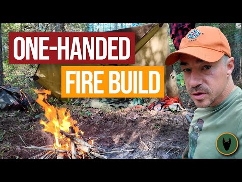 One Handed Split Wood Fire