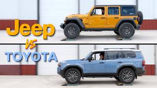Jeep Wrangler vs. Toyota Land Cruiser vs. Slip Test & Trenches: NOT As Easy a Choice As You Think!