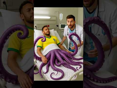 Ronaldo turned himself into an octopus to receive the Golden Ball