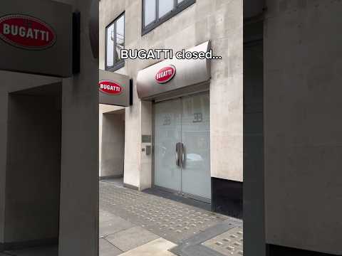 Bugatti closed… 💀 #bugatti #bugattiveyron #london #shorts #supercars #hypercar