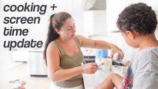 LIFE AS A MOM Ep. 34 - Cooking, Screen Time, Shopping & more
