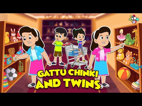 Gattu Chinki And Twins | Animated Stories | English Cartoon | Moral Stories | PunToon Kids