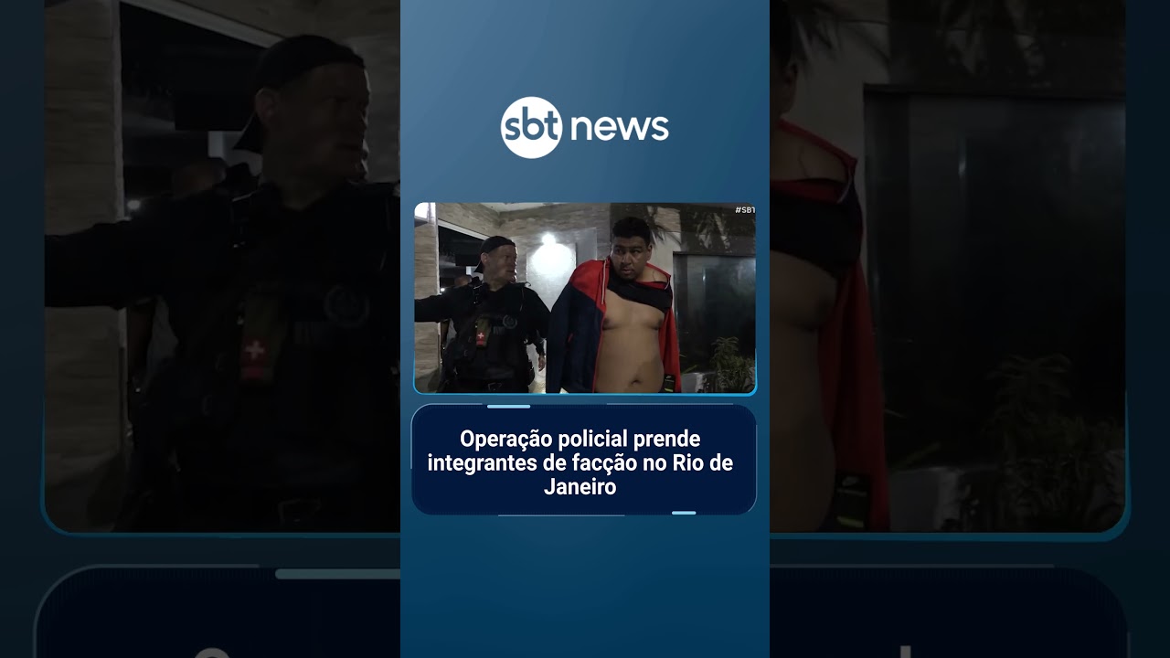 Polícia prende integrantes de facções que forneciam armas e drogas no Alemão | SBTBrasil