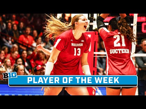 Sarah Franklin Highlights | B1G Volleyball Player of the Week | Nov. 27, 2023