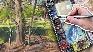 Paint Trees Effortlessly Like a Watercolor Master