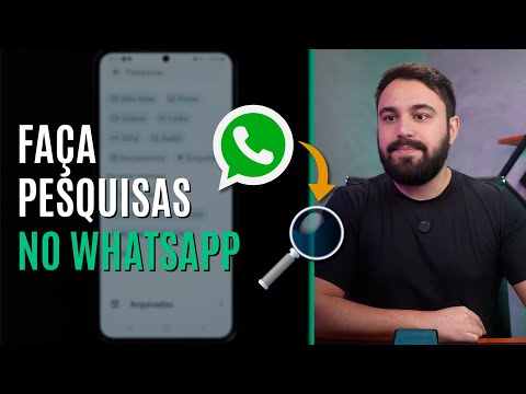 COMO ENCONTRAR CONVERSAS NO WHATSAPP PELA BARRA DE PESQUISA