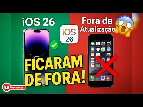 ATENÇÃO! Esses iPhones NÃO VÃO RODAR o iOS 26 🚫📲 (Veja se o Seu Está na Lista)