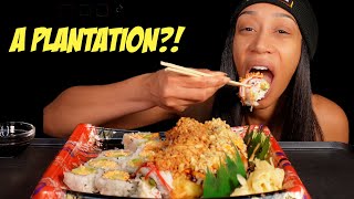 Her BLACK Friend Isn't Invited To Her Wedding | Sushi Mukbang | AITA