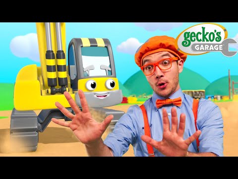 The Excavator Song |   Gecko's Garage Songs｜Kids Songs｜Trucks for Kids