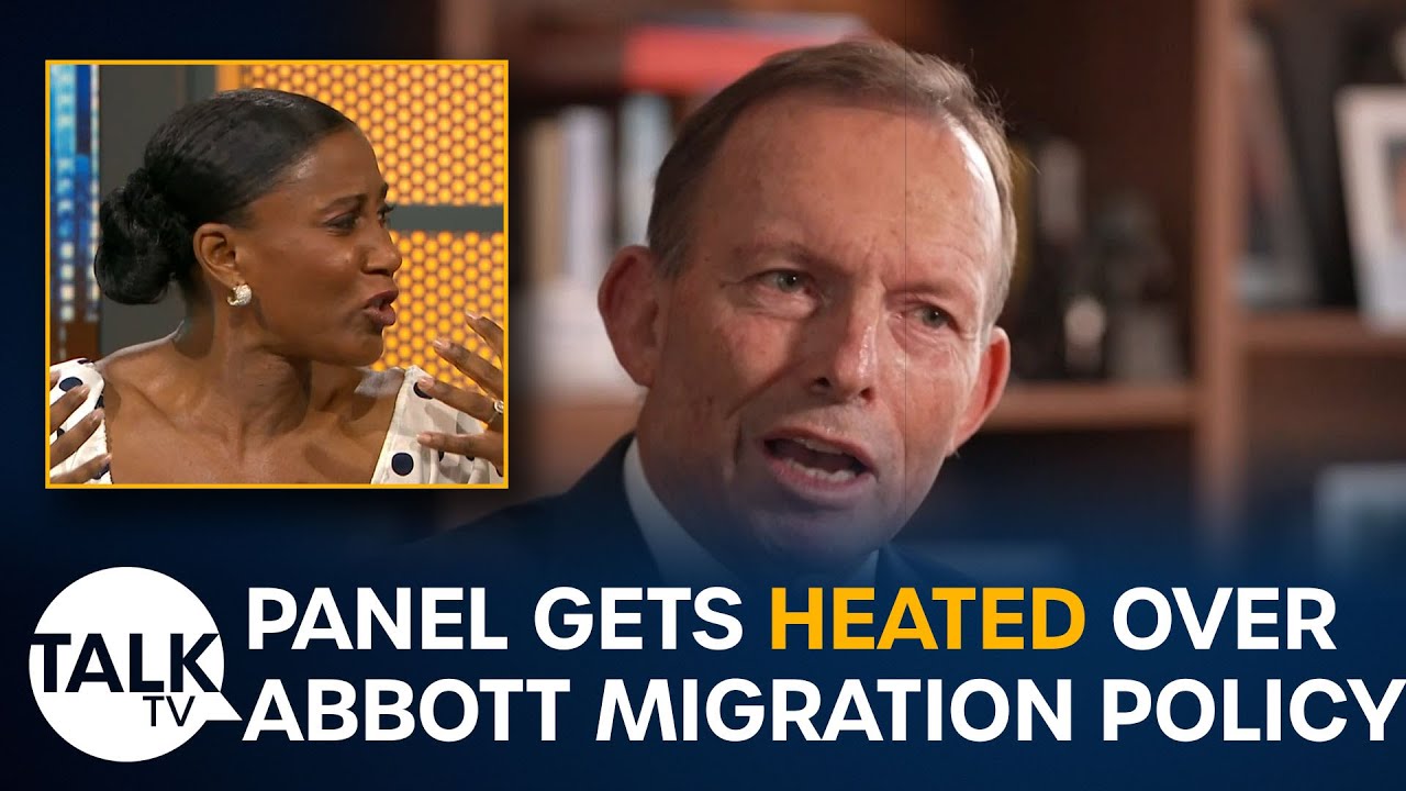 Furious panel debate after Tony Abbott says migration policy is “compassionate”