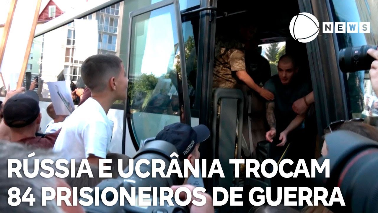 Rússia e Ucrânia trocam 84 prisioneiros de guerra