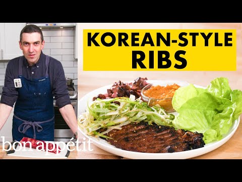 Chris Makes Korean-Style Short Ribs | From The Home Kitchen | Bon Appétit