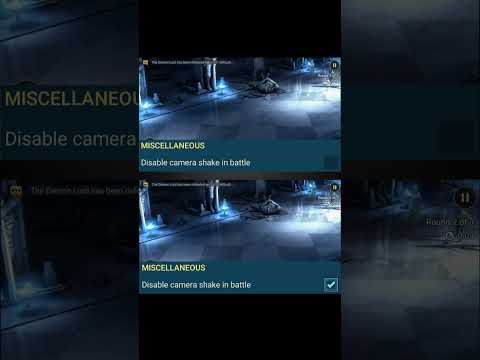 With and Without CAM SHAKE SETTING | RAID Shadow Legends #shorts