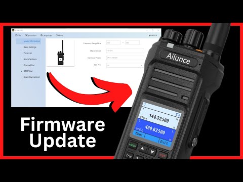 Ailunce HA1UV Dual Band Ham Radio: Firmware Update