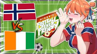 【WATCHALONG】NORWAY vs IVORY COAST Haaland I missed you...【Kiara's Foot