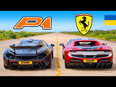 McLaren P1 за 1 мільйон баксів v Ferrari 296 GTB: ПЕРЕГОНИ