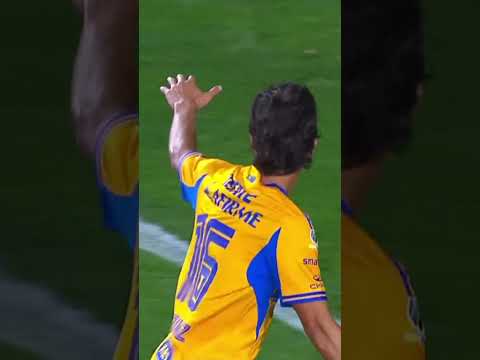 ¡YA ES GOLEADA! 🤩😆 Lainez anota el cuarto gol para Tigres. #FOXLigaMX #TigresSantos