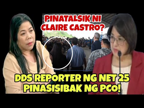 REPORTER NG NET 25 PINAPALAYAS SA PALASYO‼️MGA DDS IYAKAN‼️SINISISI SI USEC CLAIRE CASTRO‼️