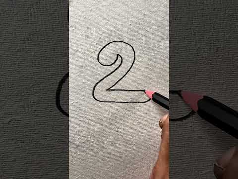 How to draw snake with number 2