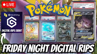 LIVE Pokemon FRIDAY NIGHT DIGITAL RIPS! TEAM UP ALT ART!