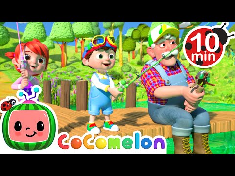 Catching fish with Grandpa | CoComelon Nursery Rhymes & Kids Songs