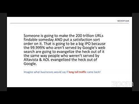 SEO Fight Club - Episode 106 - Why Google Sucks at Web Search