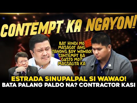 "CONTEMPT KA NGAYON!" ESTRADA SINUPALPAL SI AREVALO NG WAWAO BUILDERS! MARCOLETA SINOPLAK SI DISCAYA