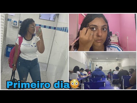 ARRUME-SE COMIGO PARA O PRIMEIRO DIA DE AULA NO CURSINHO!!!