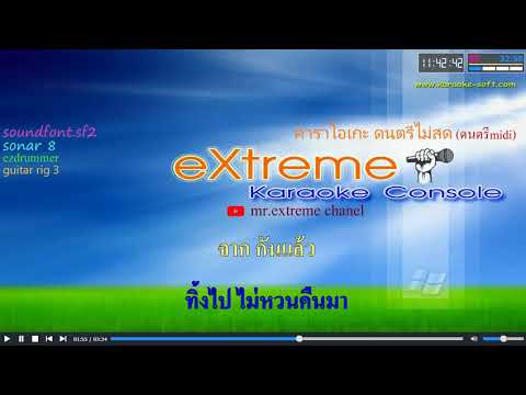 ความรักเหมือนยาขม สายัณห์ สัญญา คาราโอเกะ Midi Karaoke